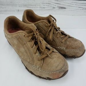 Skechers Women's Size 9 Tan Suede Sneakers